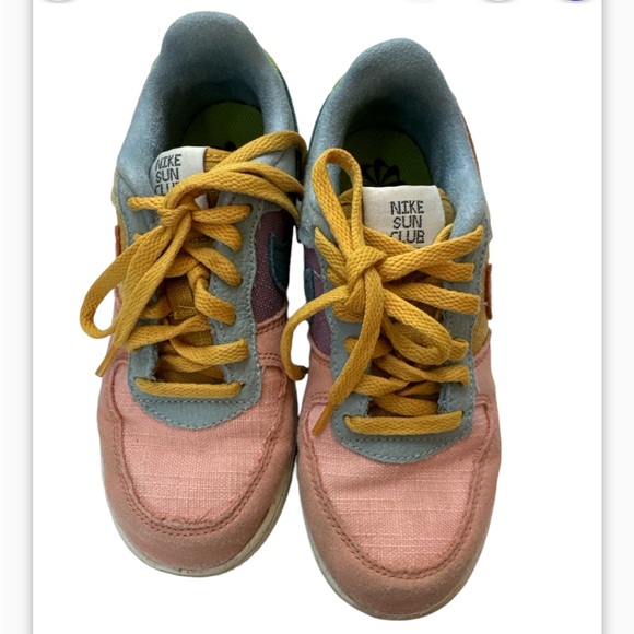 Nike Air Force 1 LV8 Next Nature Sun Club Pink Multi Color Sneakers DM0984-700 - Picture 5 of 7